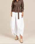 Cloud White Balloon Pants