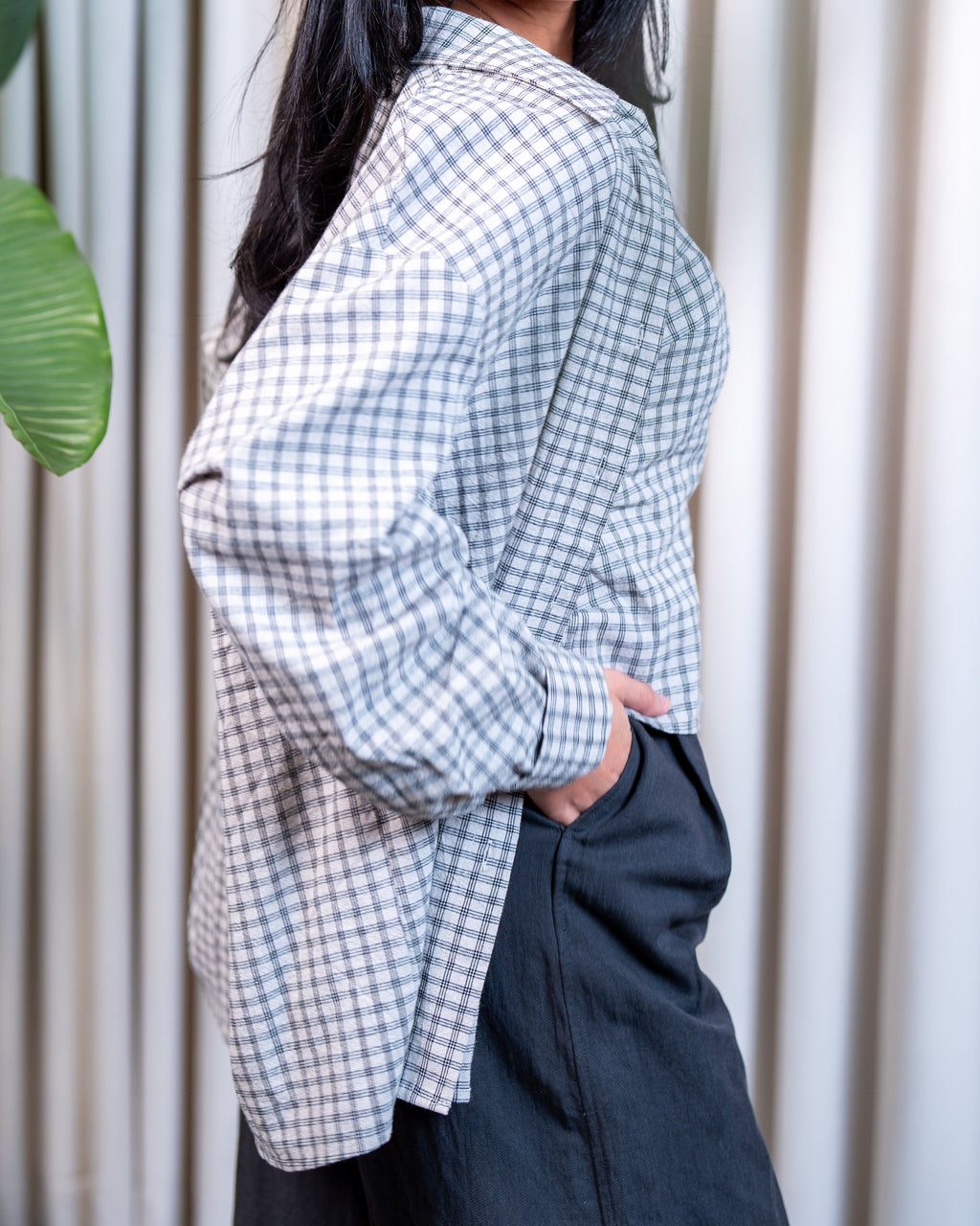 Gingham Twin-Set Top