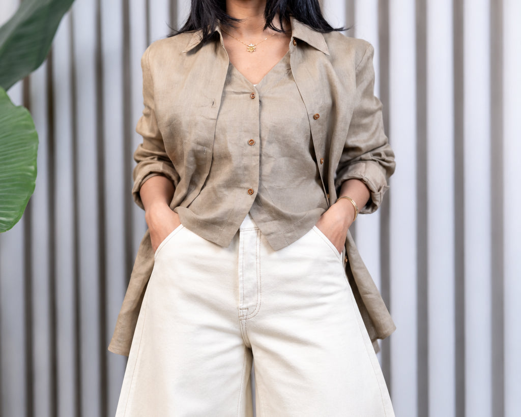 Sandstone Linen Shirt