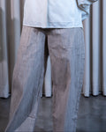 Stone Stripe Wide-Leg Pants