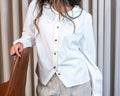 Ivory Pintuck Blouse