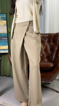 Beige Voyager Trouser